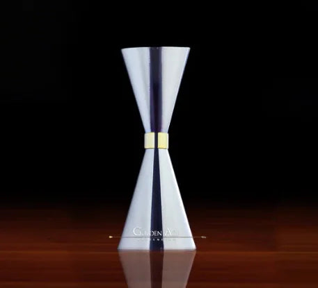 Cone-Shaped Ounce Cup, Stainless Steel Cocktail Shaker