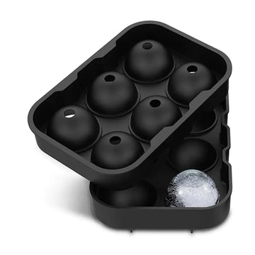 6 even old round ice Black