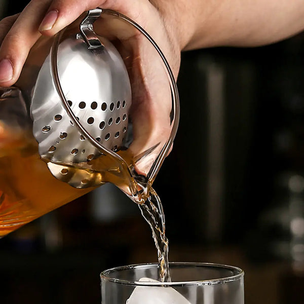 304 Stainless Steel Mixing Cup with Ice Filter